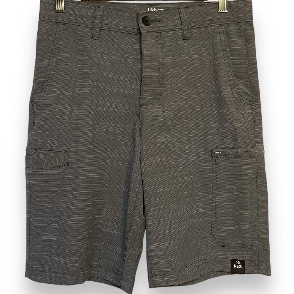 Urban Pipeline Shorts Boys 16 Youth Gray Cargo Outdoor Utility Academia Hike NEW